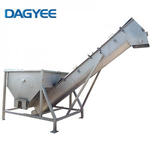 New Design Cement Sand Endless Shaftless Double Screw Conveyor For Wood Chip