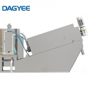 Mobile Industrial Effluent Waste Water Treatment Plant Sludge Dewatering Screw Press Dehydrator Machine