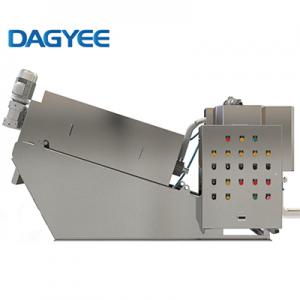 Hot Selling Sand Gravel Auger Flight Multi Plate Screw Press Sludge Filter Dewatering System