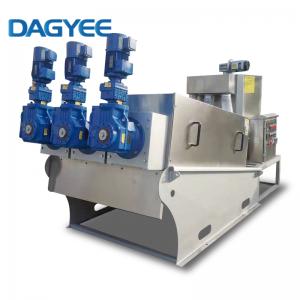 Multi-Disk Sludge Dewatering Press And Thickener Mechanical Screw Press 