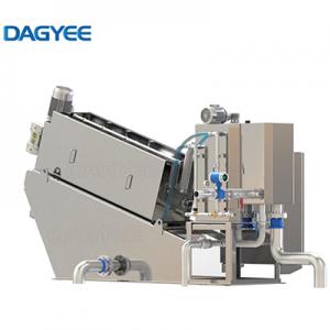 Volute Screw Press Sludge Dehydrator/Algae Sludge Dewatering Machine