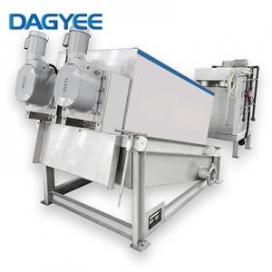 Mechanical Dewatering Multiplate Sludge Dehydrator with Automatic Poly Dosing System