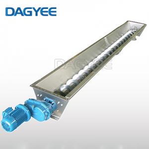 Multiple Live Bottom Feeders Shaftless Screw Conveyor