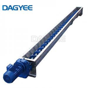 Waste Treatment Screw Blade Sludge Transport Machine Shaftless Screw Sludge Conveyor