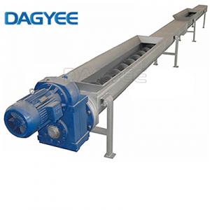 New Design Cement Sand Endless Shaftless Double Screw Conveyor For Wood Chip