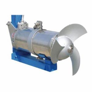 Horizontal Industrial submersible mixer agitator Wastewater 